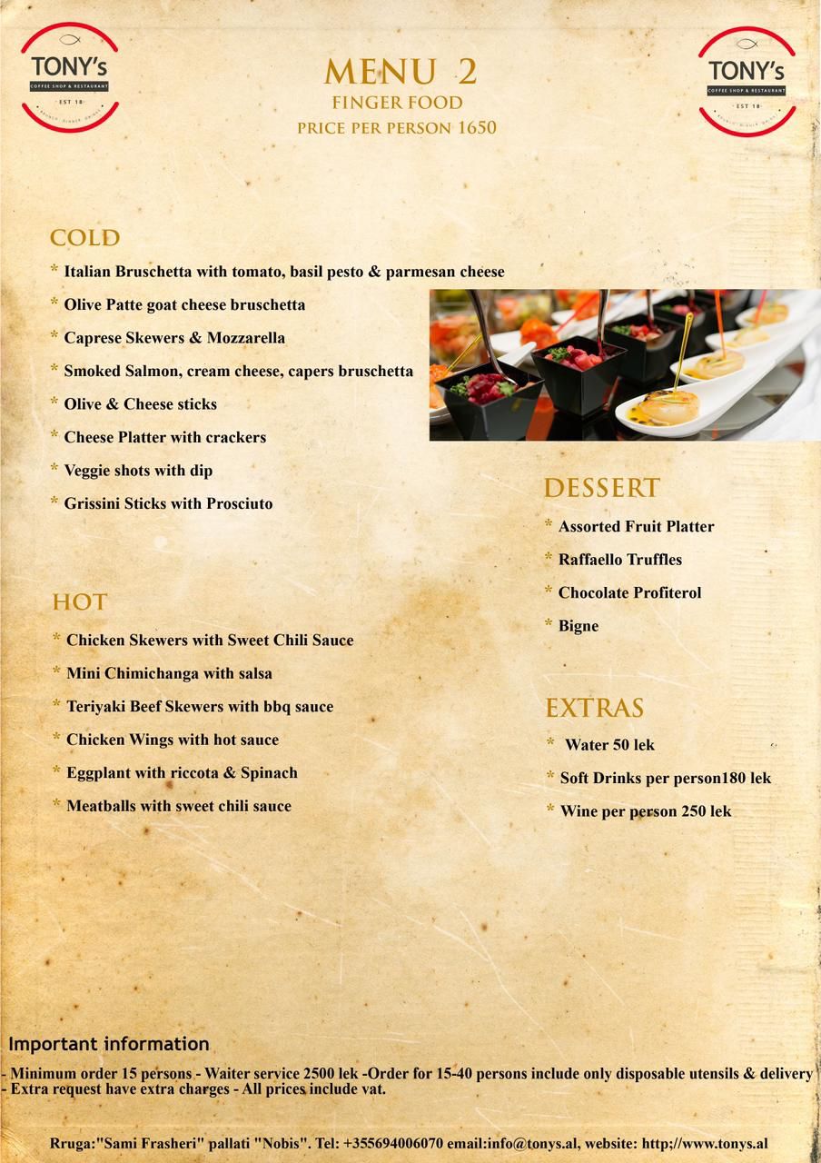 MENU 2 KATERING