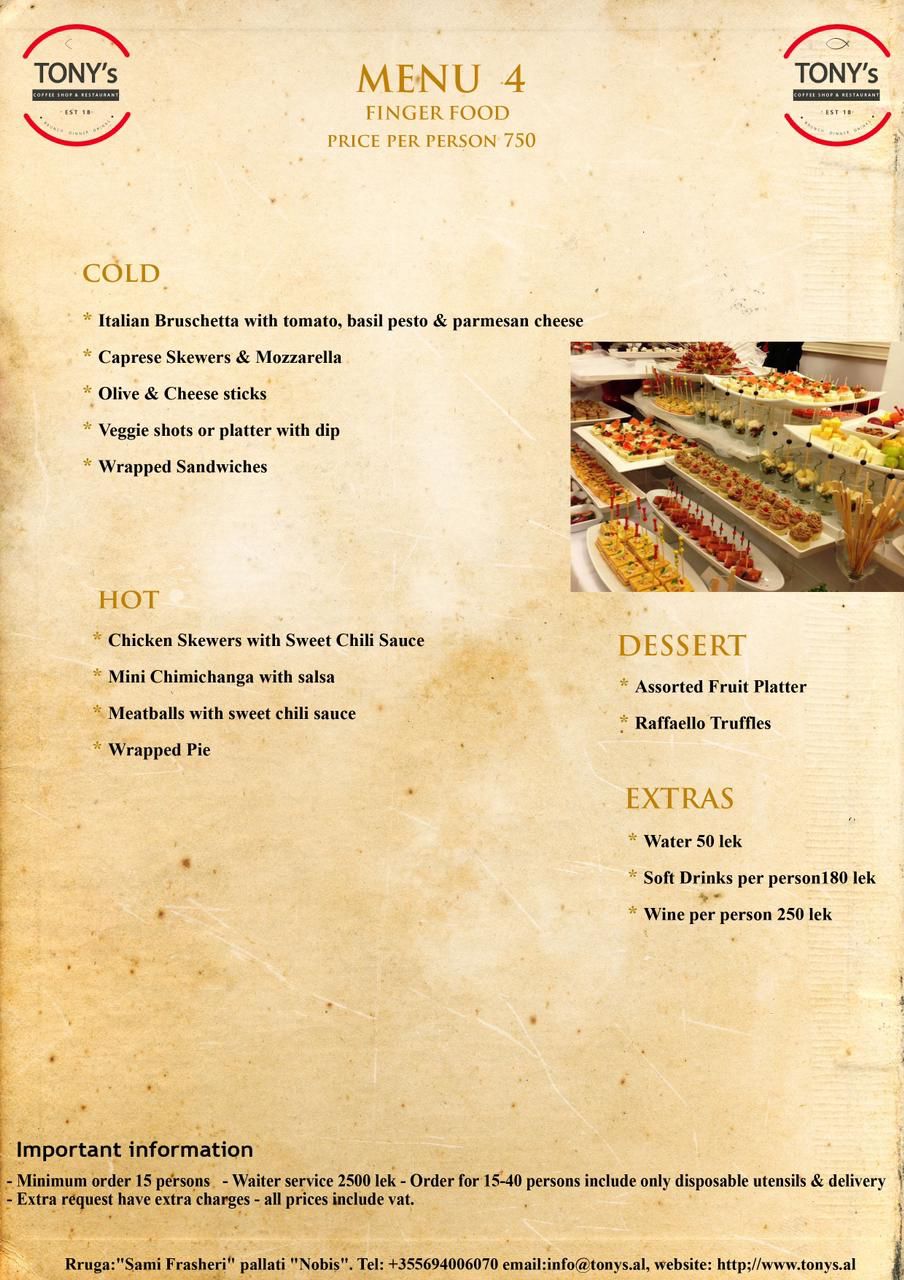MENU 4 KATERING